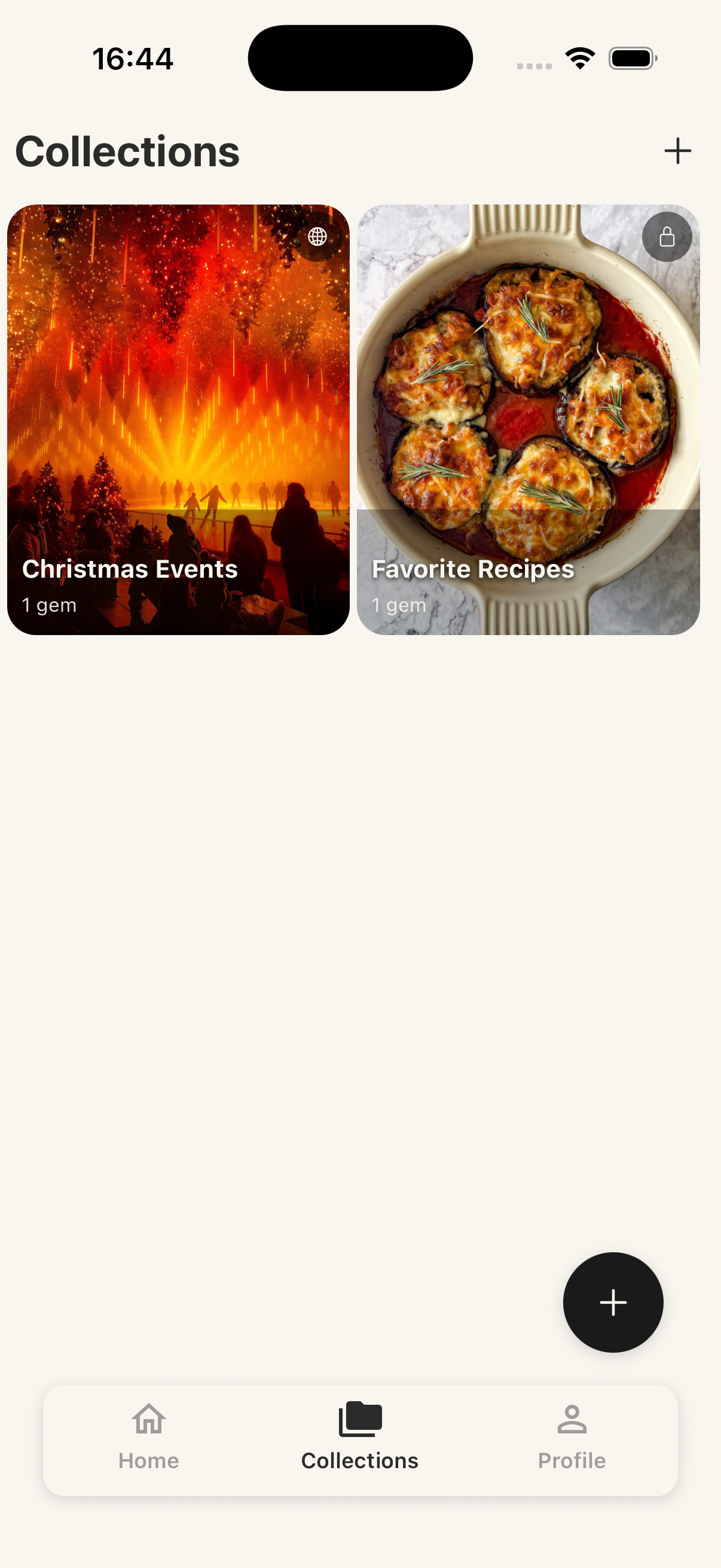 Gemlyst Collections View